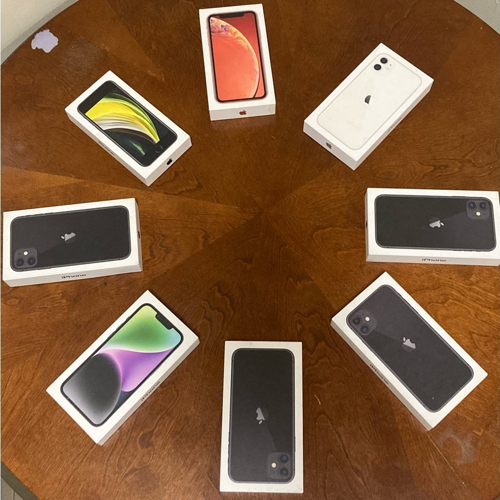 *IPHONE BOXES* $2.50 each when you buy all or contact me for a reasonable deal.